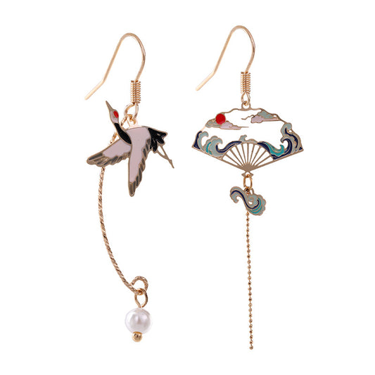 Crane Earrings