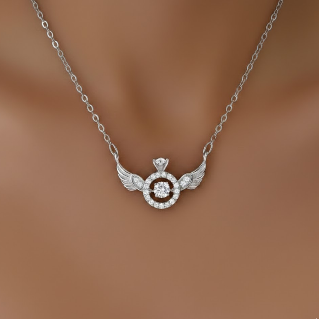 Seraph Halo Rose Gold Titanium Necklace