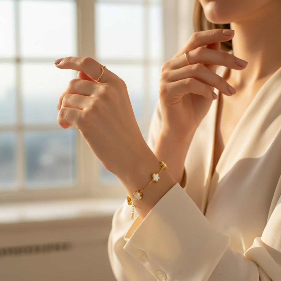 Blossom Serenade Titanium Bracelet