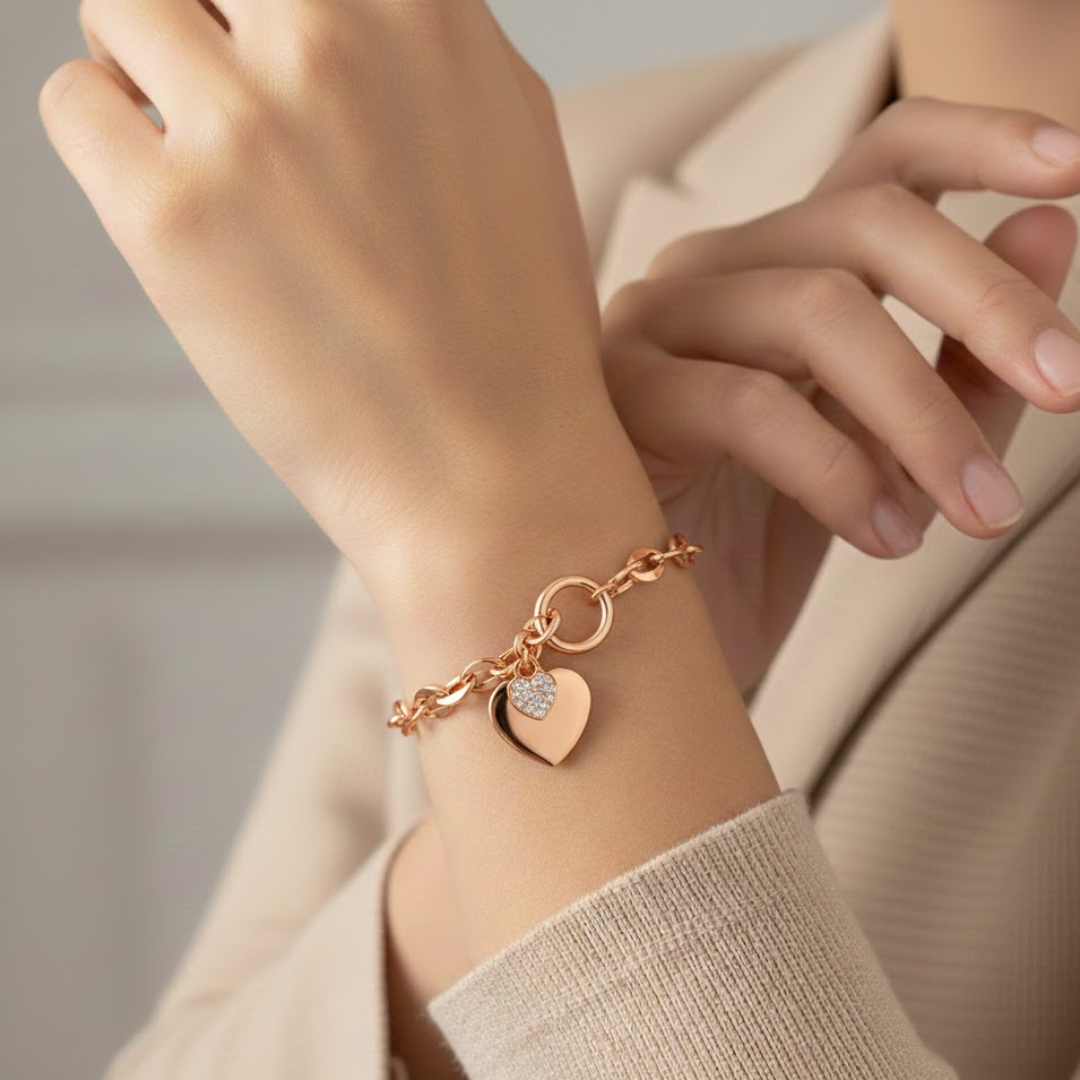 Eternal Love Titanium Bracelet