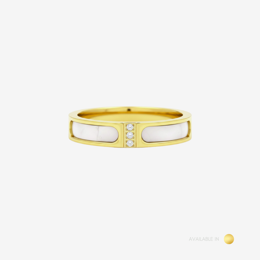 Alaia Gold Titanium Ring