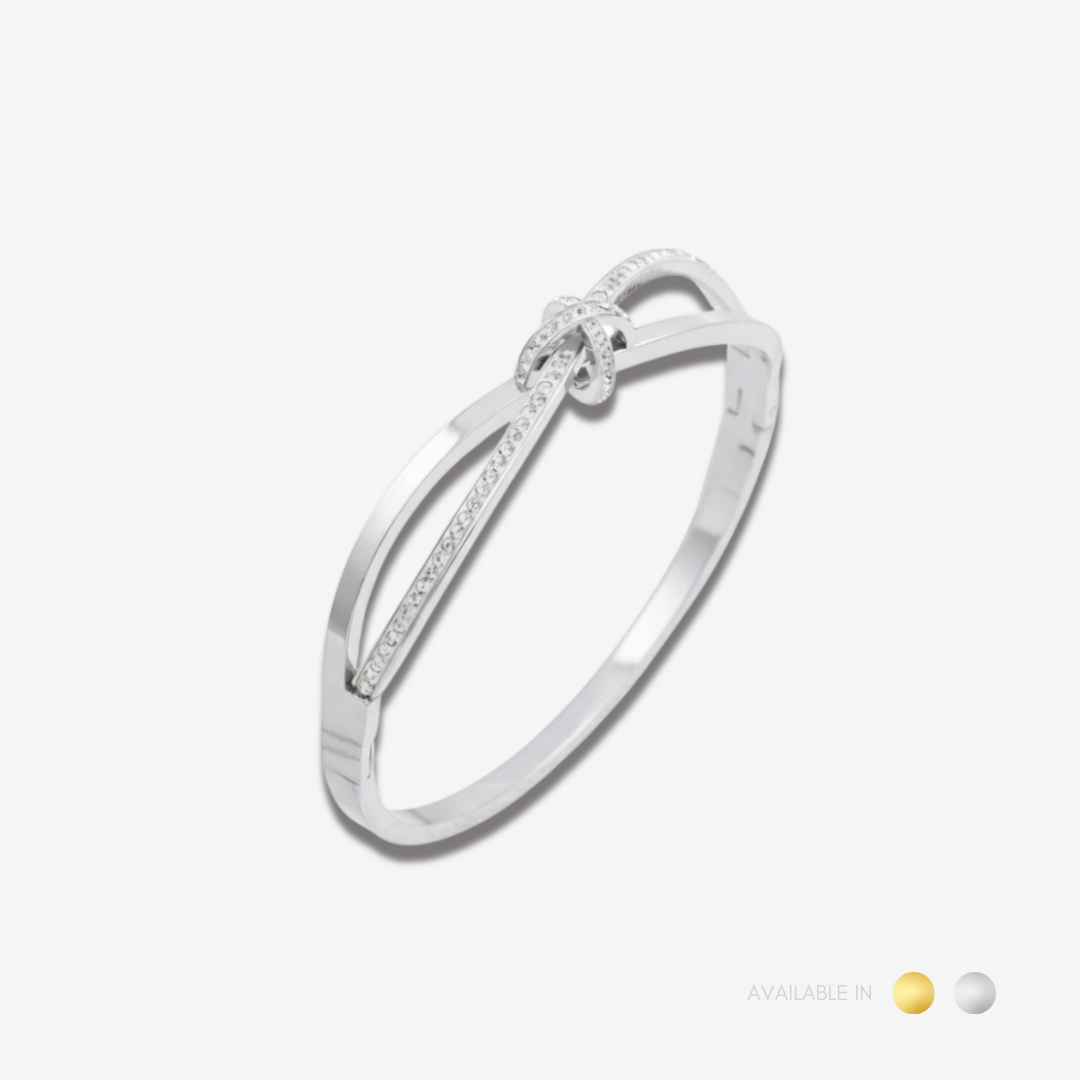 Althea Knot Gold Bangle