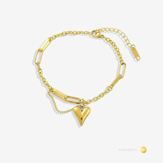 Amara Link Gold Titanium Bracelet