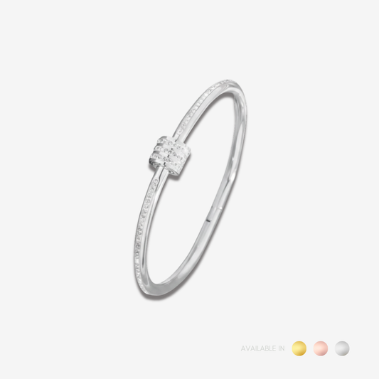 Astra Luxe Silver Bangle