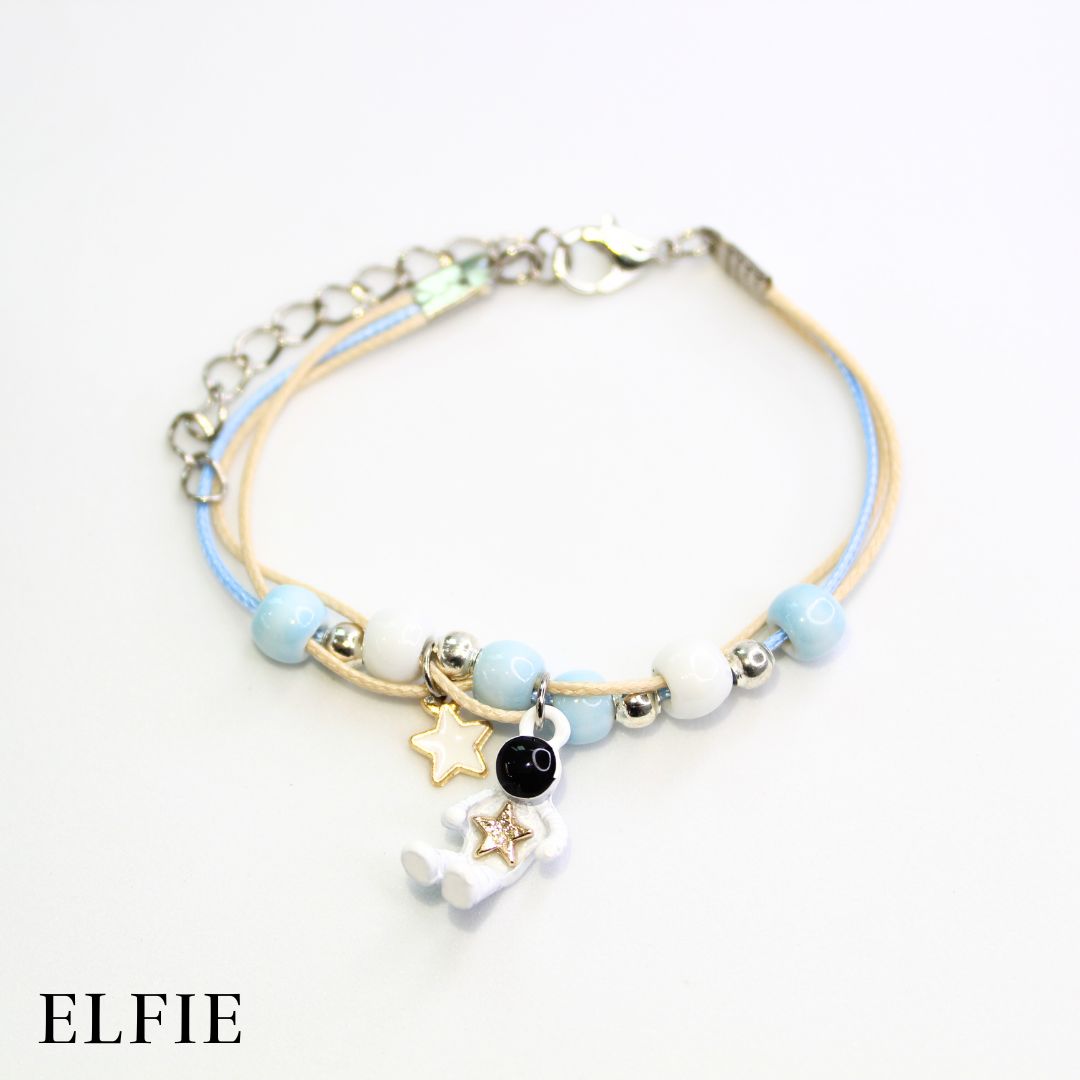 Astronaut Blue Pearl Bracelet