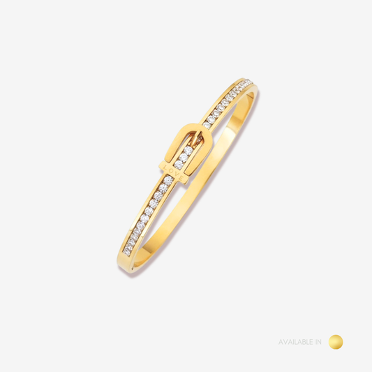 Atelier Lock Gold Titanium Bangle