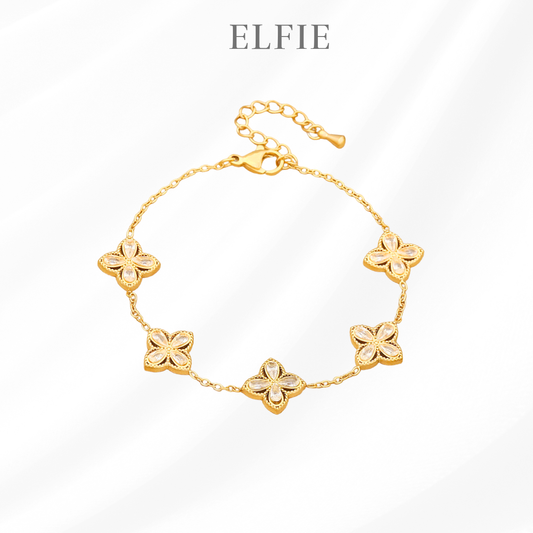 Aurora Fleur Titanium Bracelet