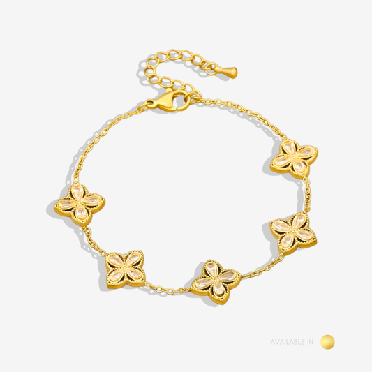 Aurora Fleur Titanium Bracelet