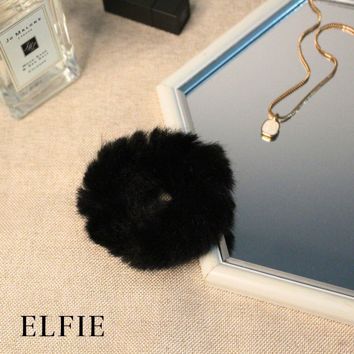 Winter Faux Fur Scrunchie