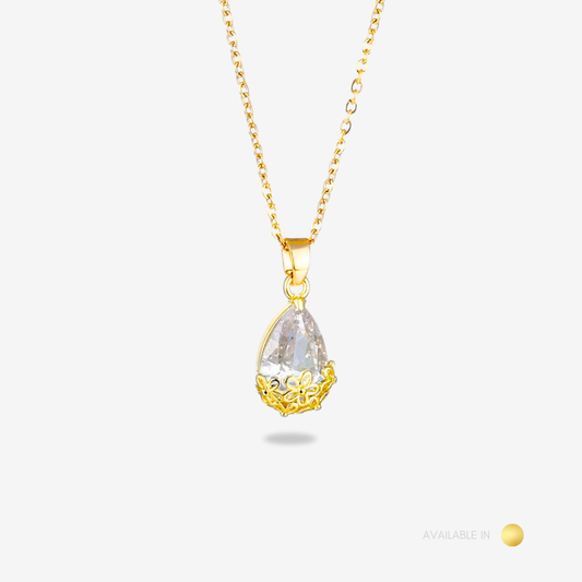 Elysia Tear Titanium Necklace