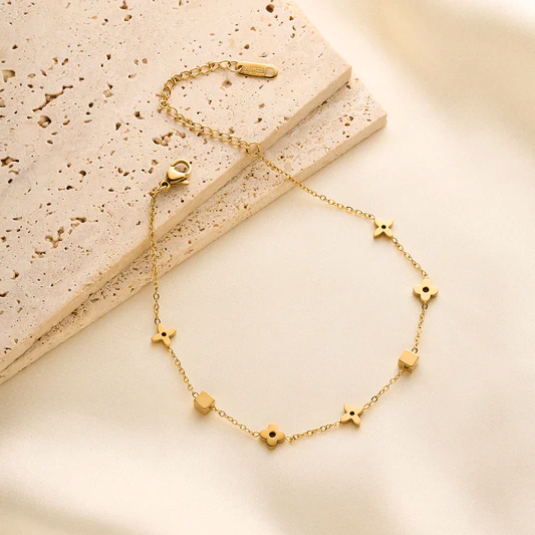 Bloom Cipher Gold Titanium Bracelet