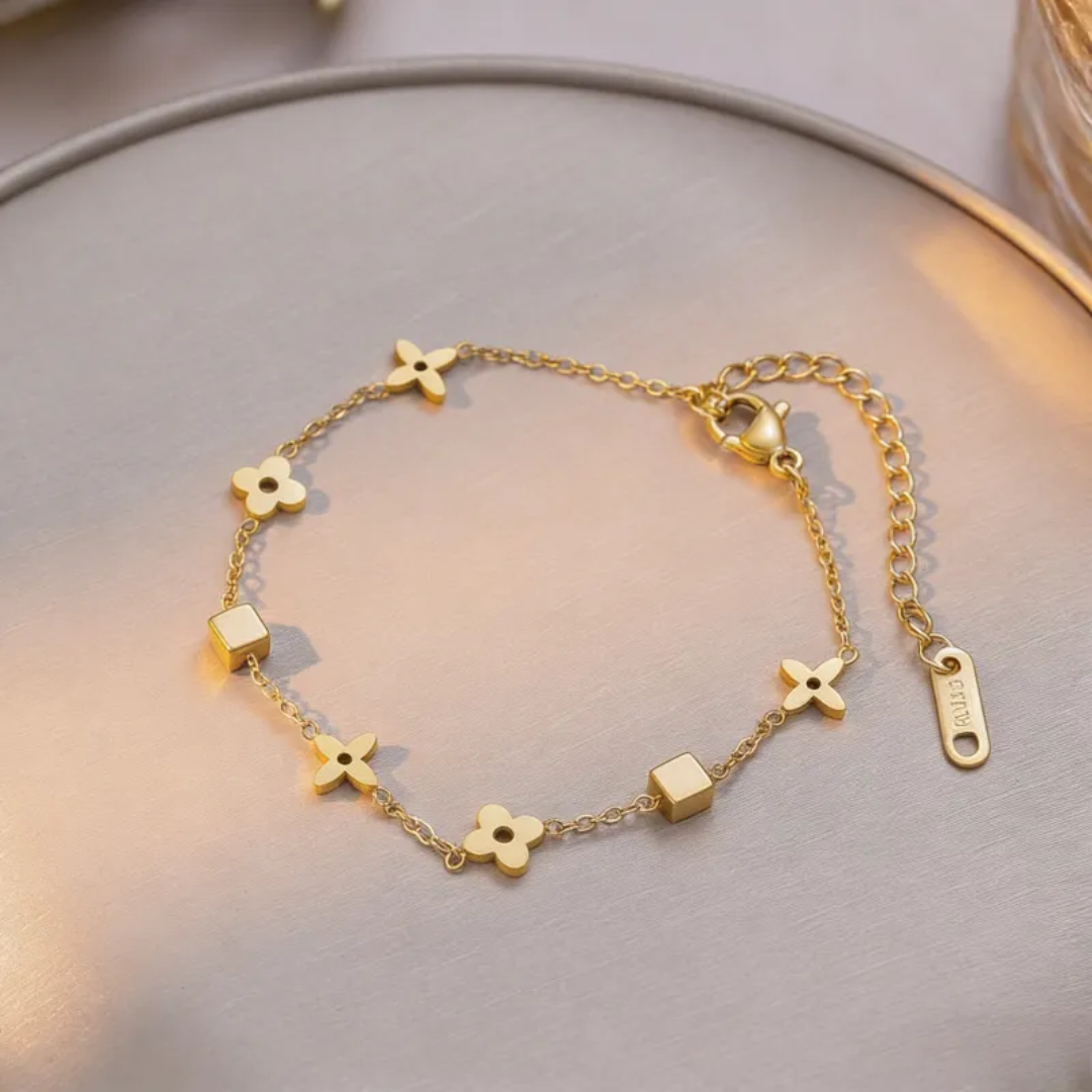 Bloom Cipher Gold Titanium Bracelet