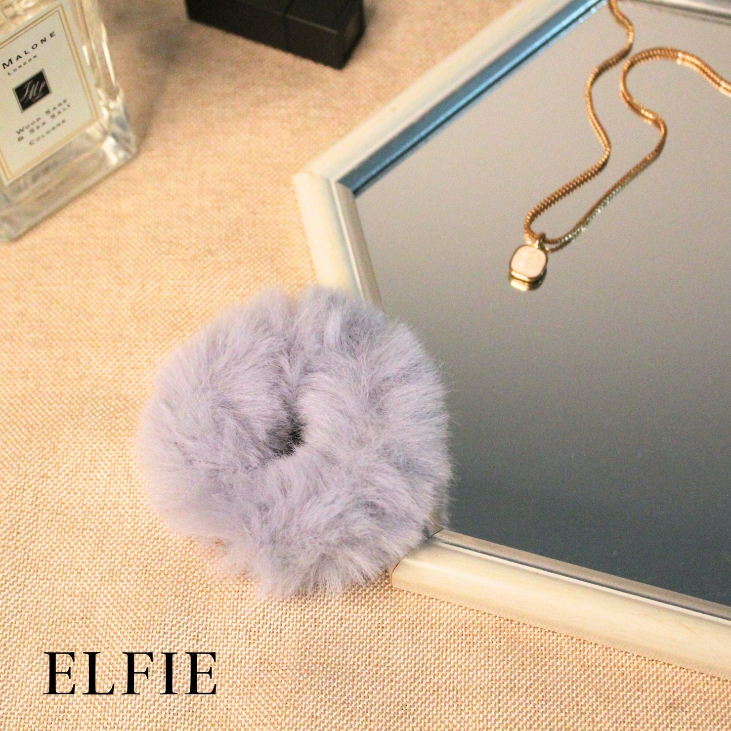 Winter Faux Fur Scrunchie