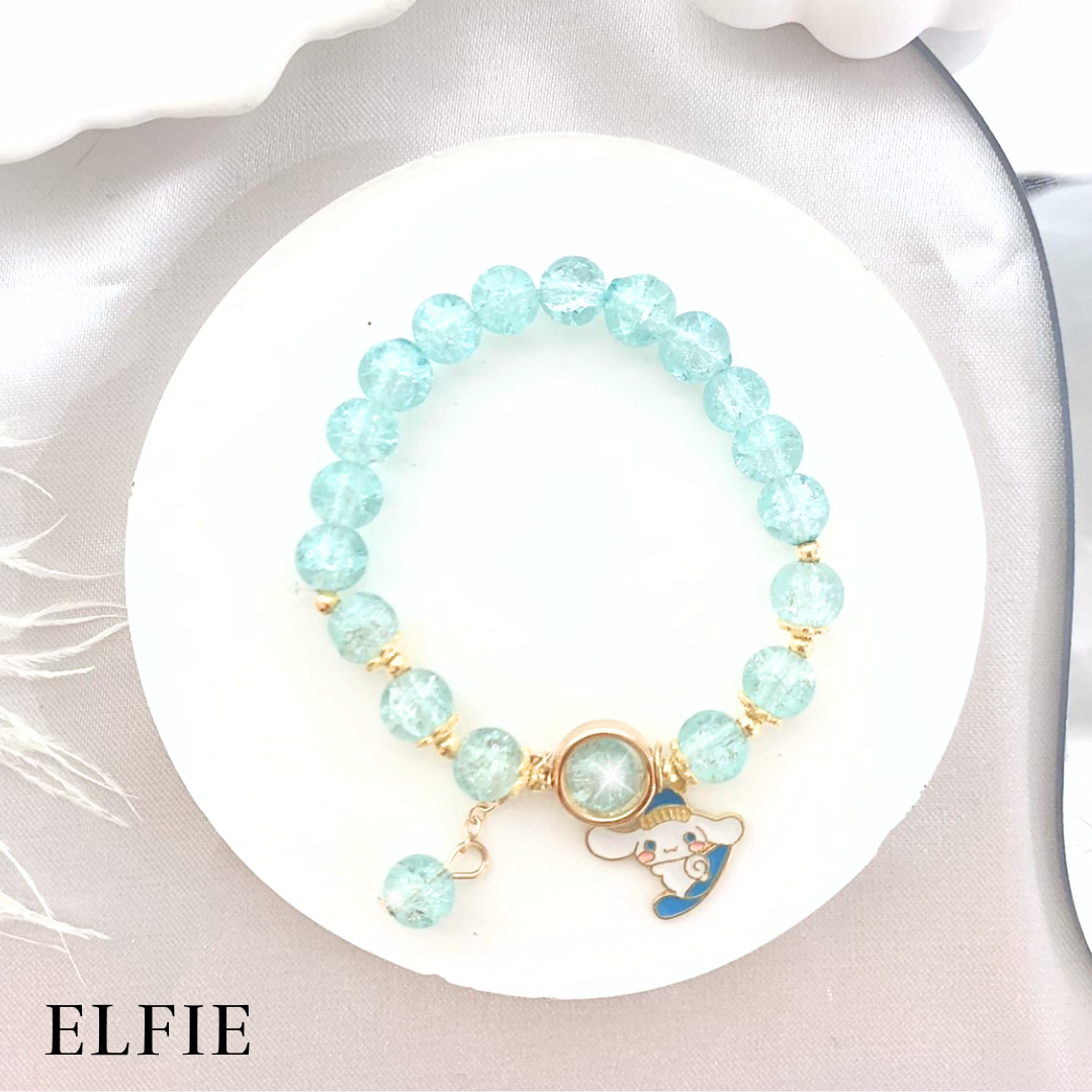 Cinnamoroll Blue Glass Bracelet