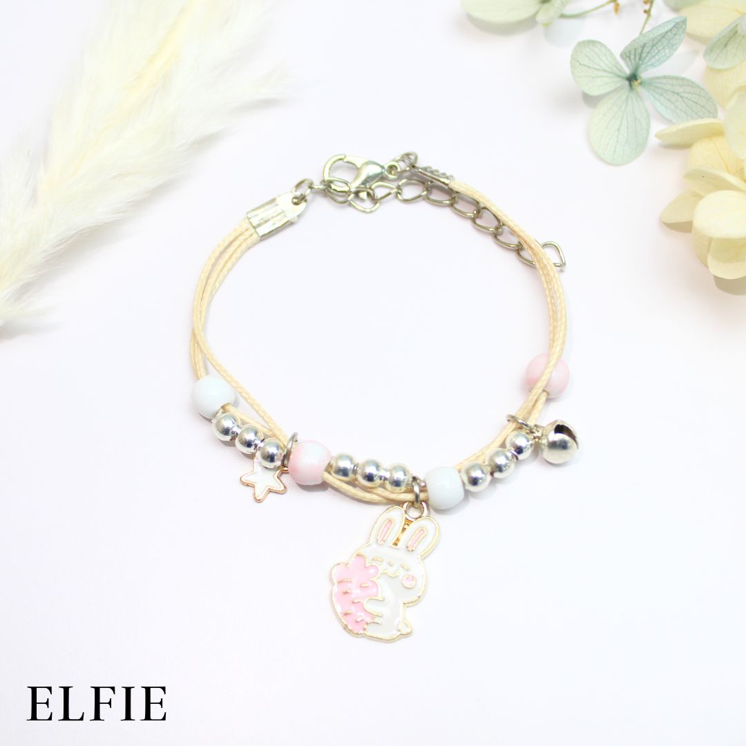 Rabbit Hugger Ceramic Bracelet