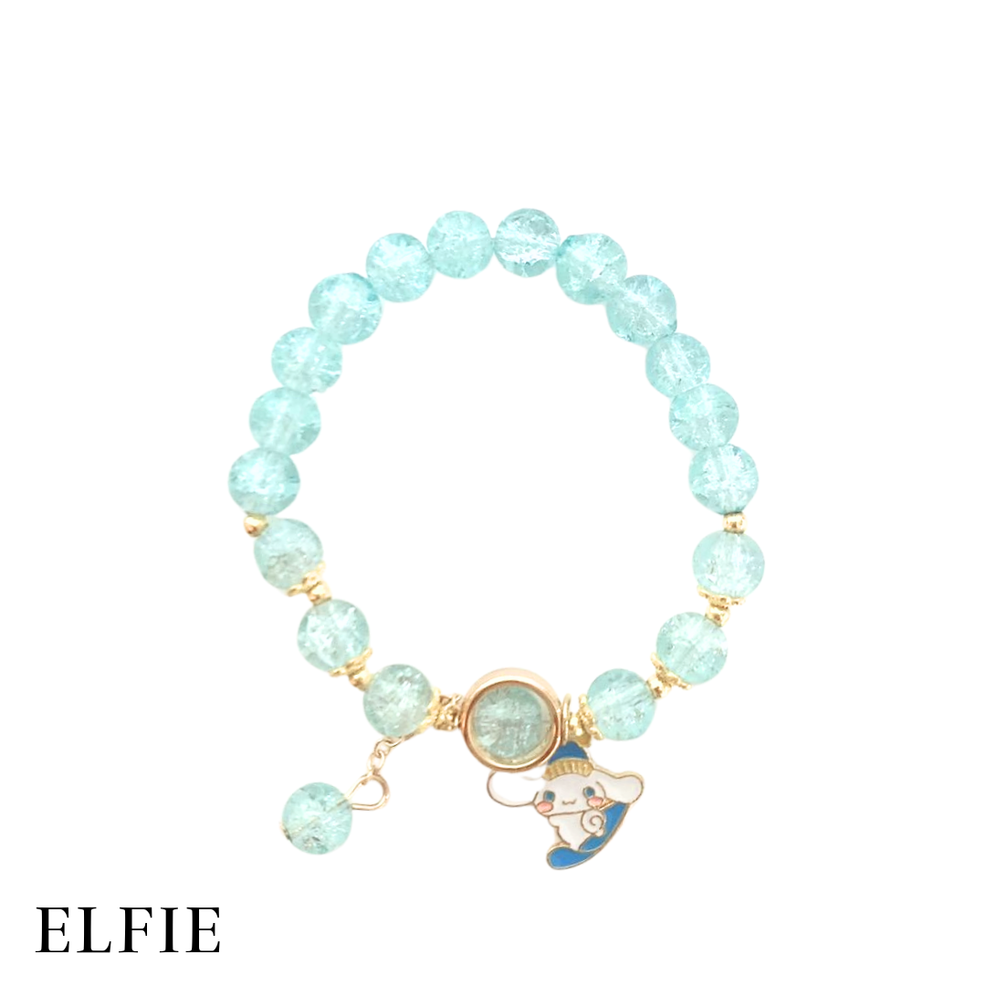 Cinnamoroll Blue Glass Bracelet