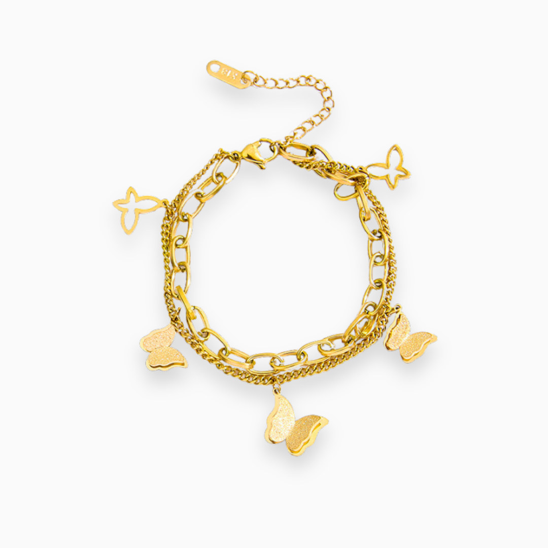 Butterfly Shine Titanium Bracelet