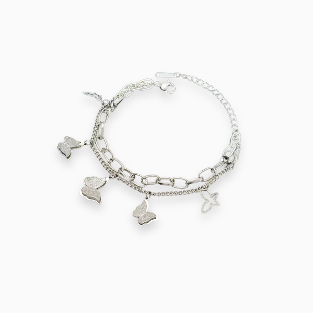 Butterfly Shine Titanium Bracelet