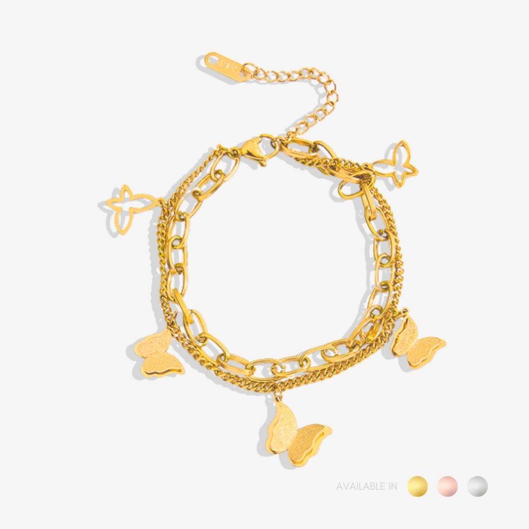 Butterfly Shine Titanium Bracelet