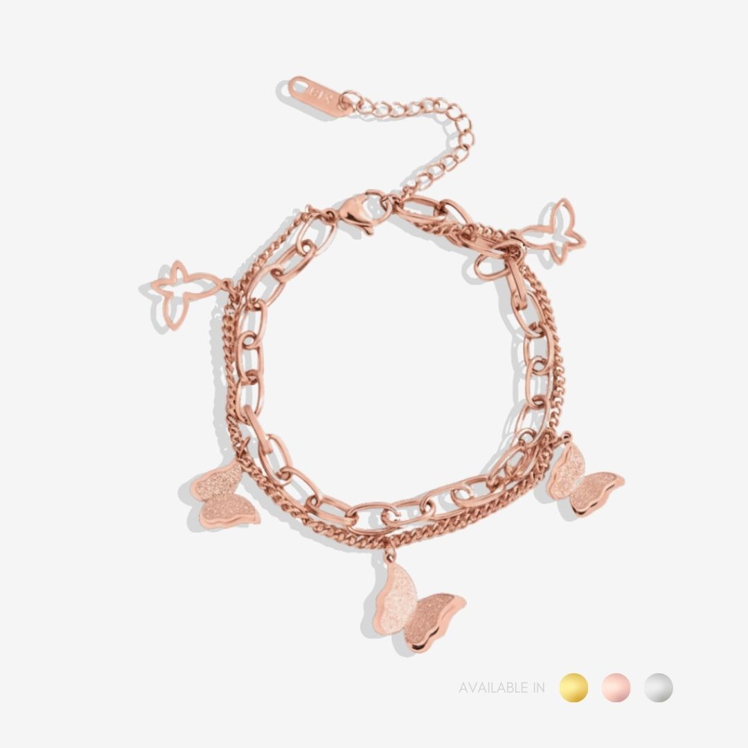 Butterfly Shine Titanium Bracelet