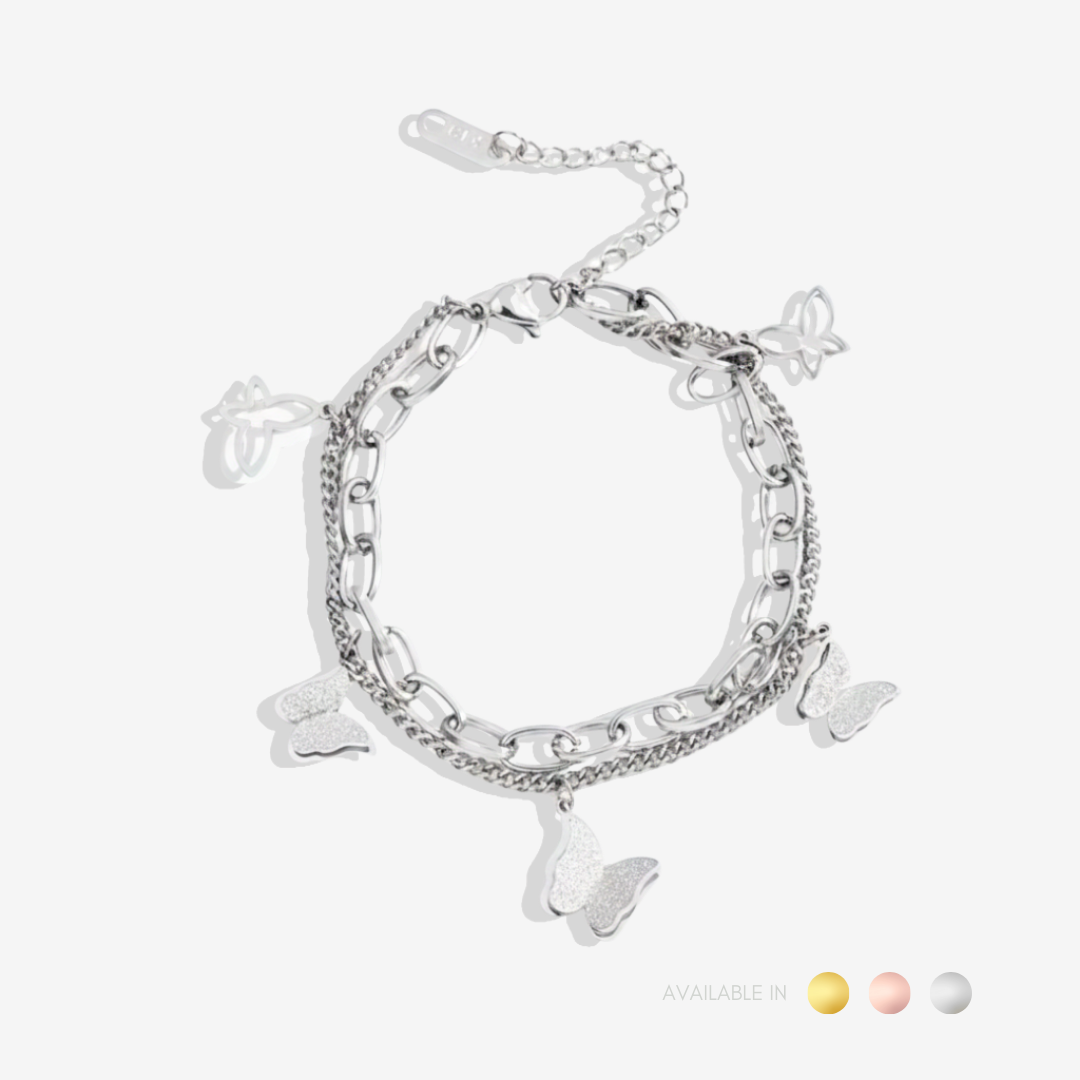 Butterfly Shine Titanium Bracelet