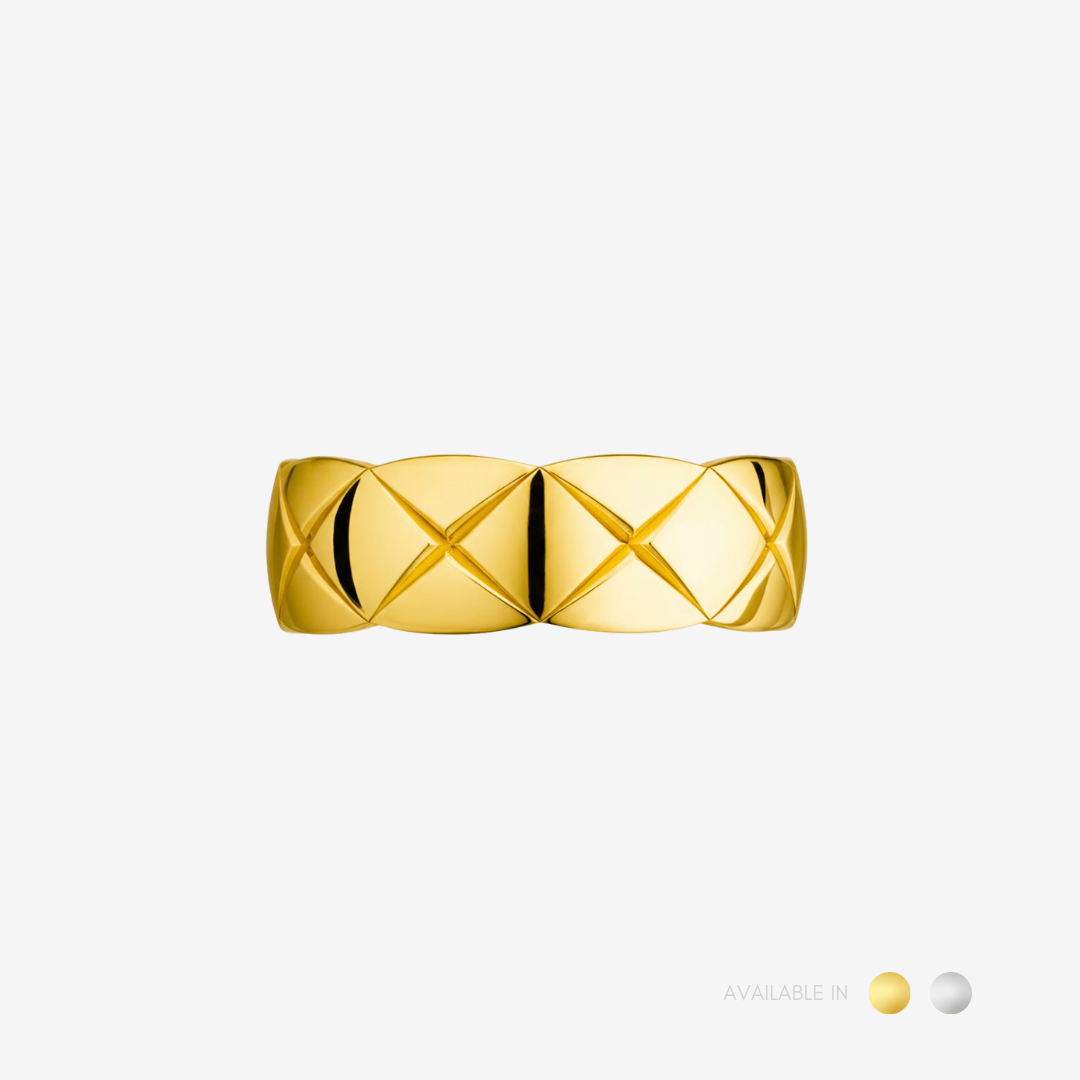 Calista Silver Titanium Ring