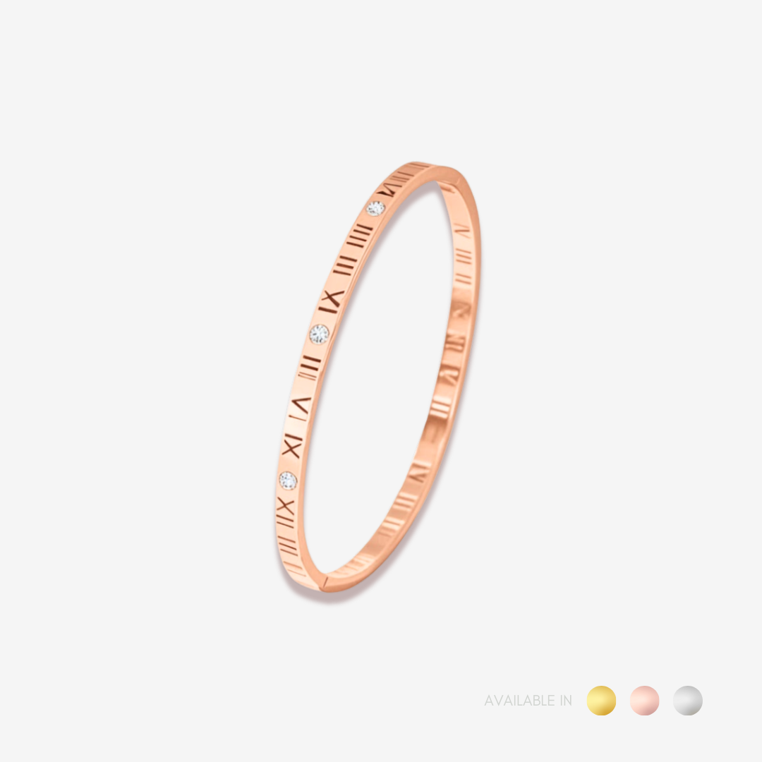 Celestime Rose Gold Titanium Bangle