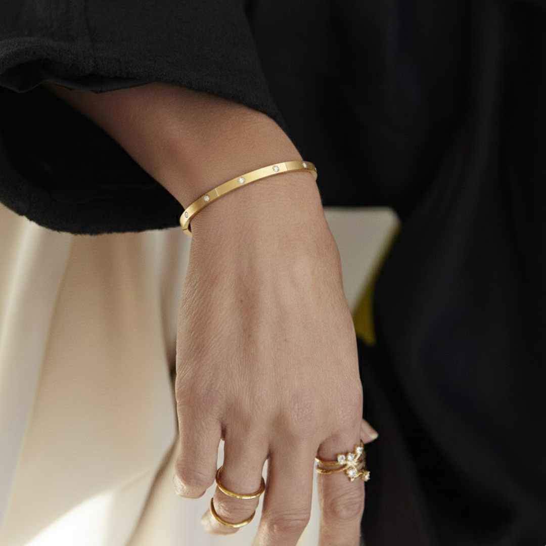 Celestique Gold Bangle