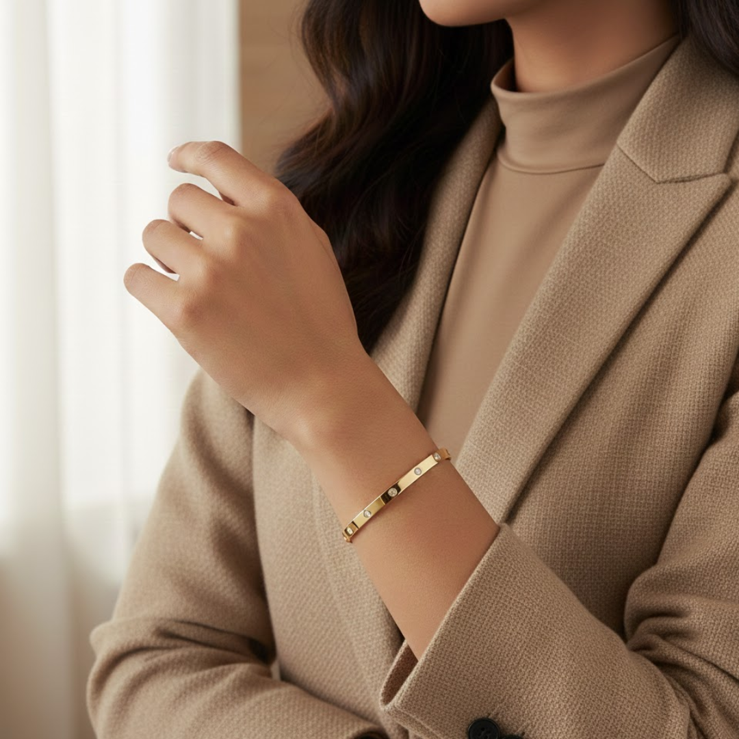 Celestique Gold Bangle