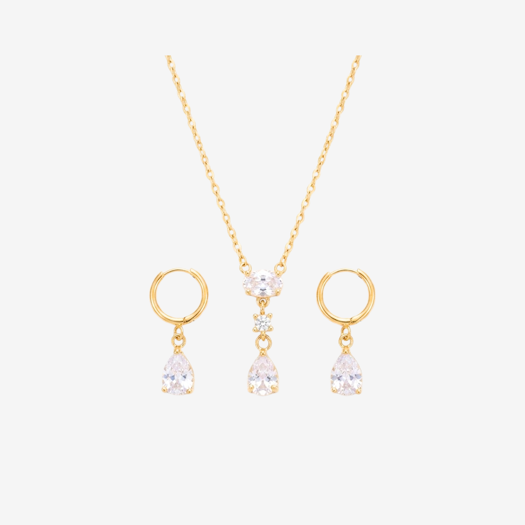 Celine Pendora Titanium Jewelry Set