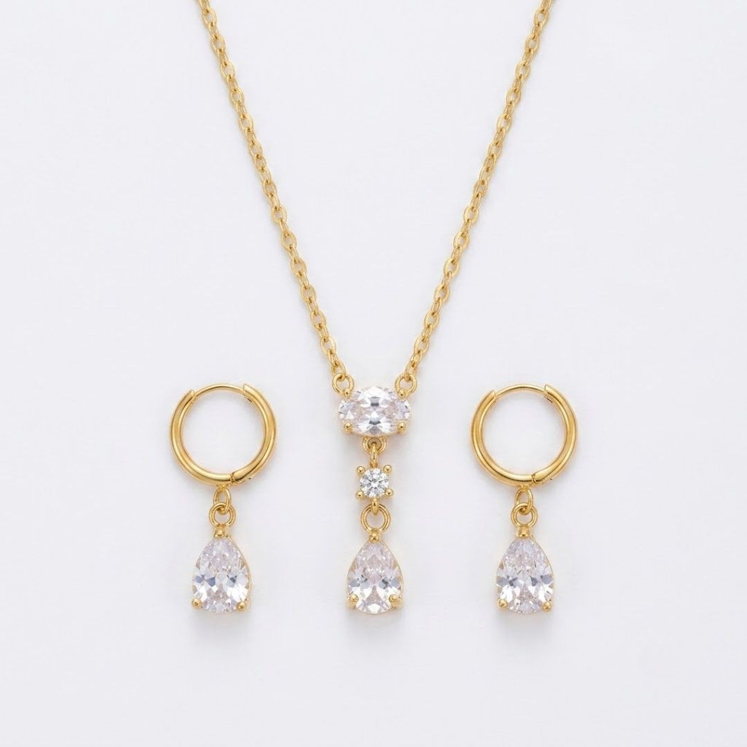 Celine Pendora Titanium Jewelry Set