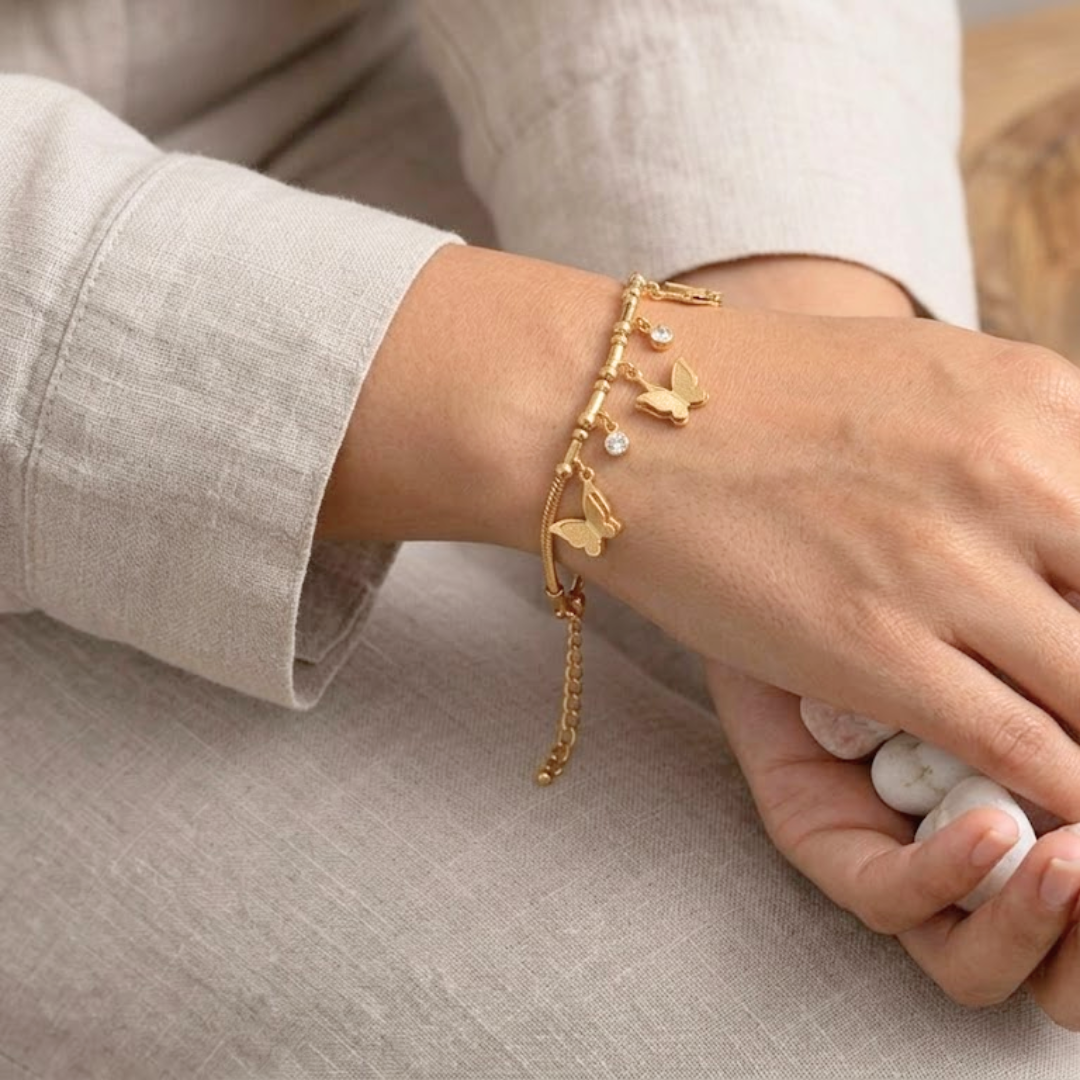 Chrysalis Keepsake Gold Titanium Bracelet