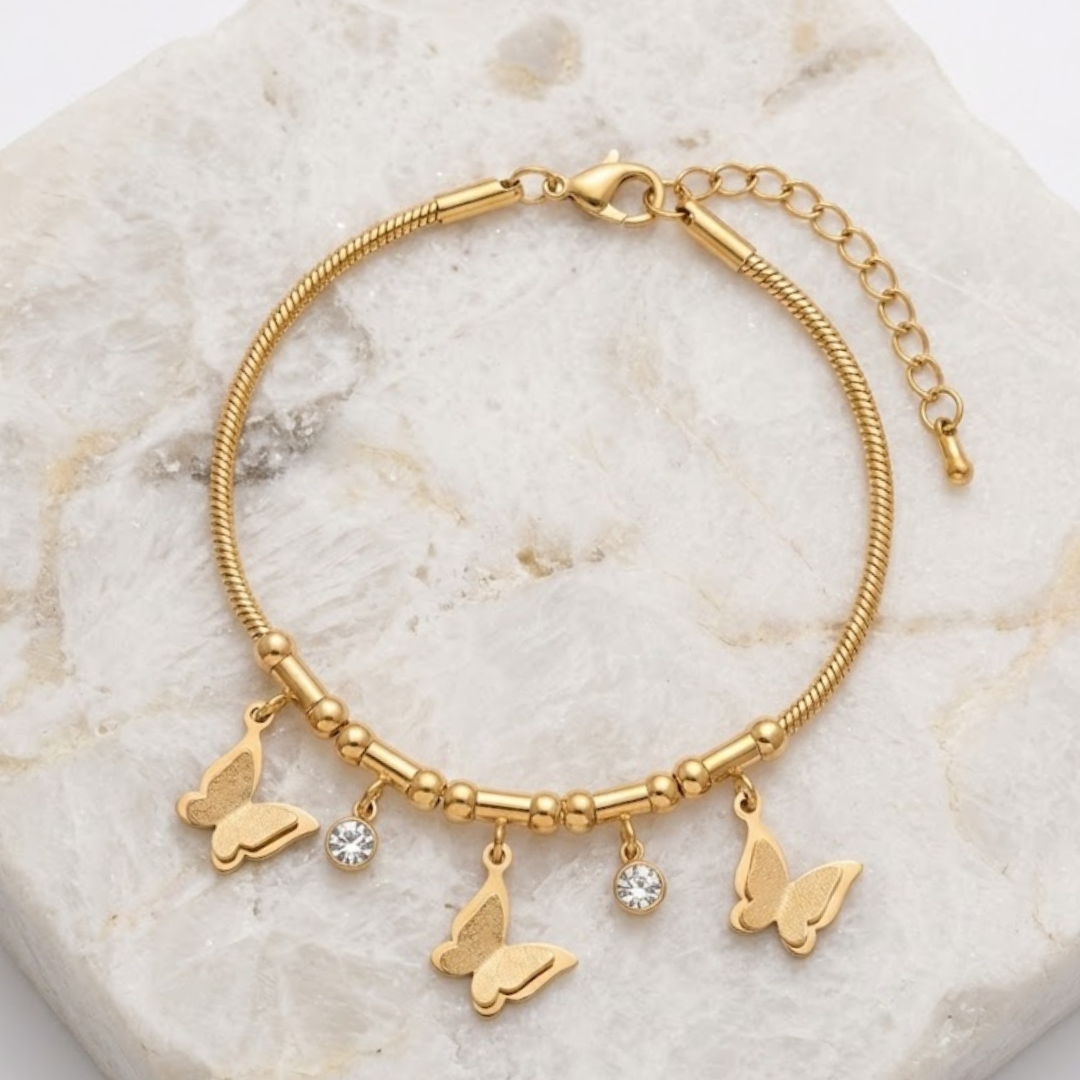 Chrysalis Keepsake Gold Titanium Bracelet