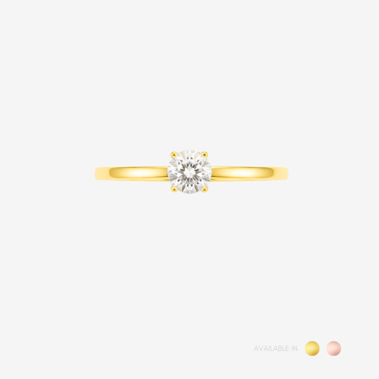 Cleo Gold Titanium Ring