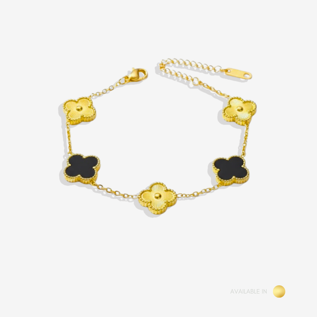 Clovera Gold Titanium Bracelet