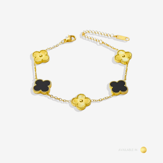 Clovera Gold Titanium Bracelet