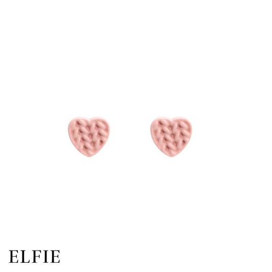 Crochet Love Stud Non-Titanium Earring