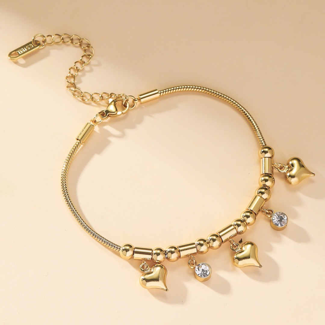 Cupid's Keepsake Titanium Bracelet