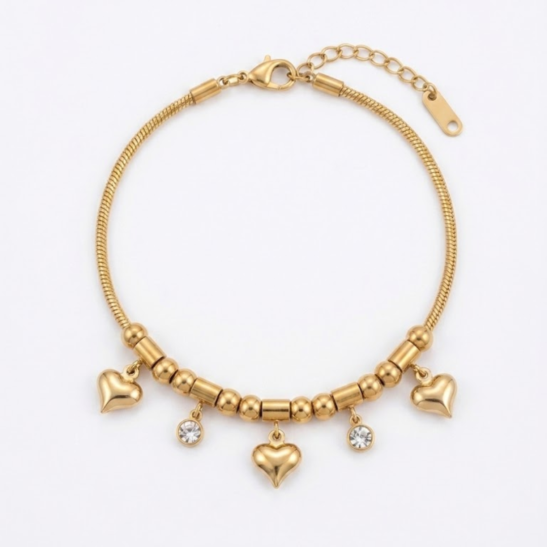 Cupid's Keepsake Titanium Bracelet