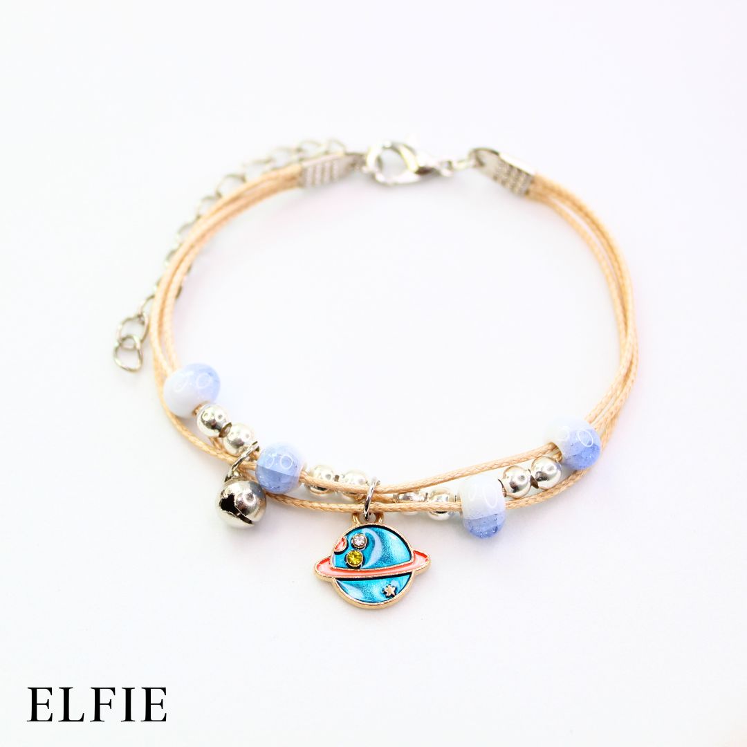 Dark Blue Planet Ceramic Bracelet