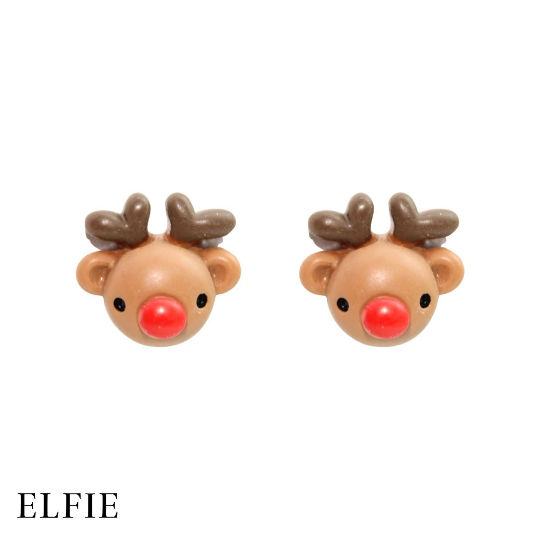 Deer Head Stud Earring