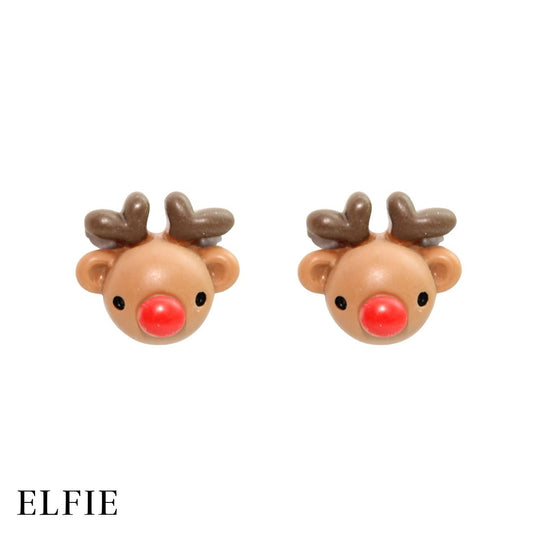 Deer Head Stud Non-Titanium Earring