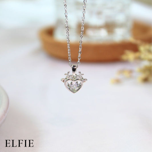 Deer In Love Titanium Necklace