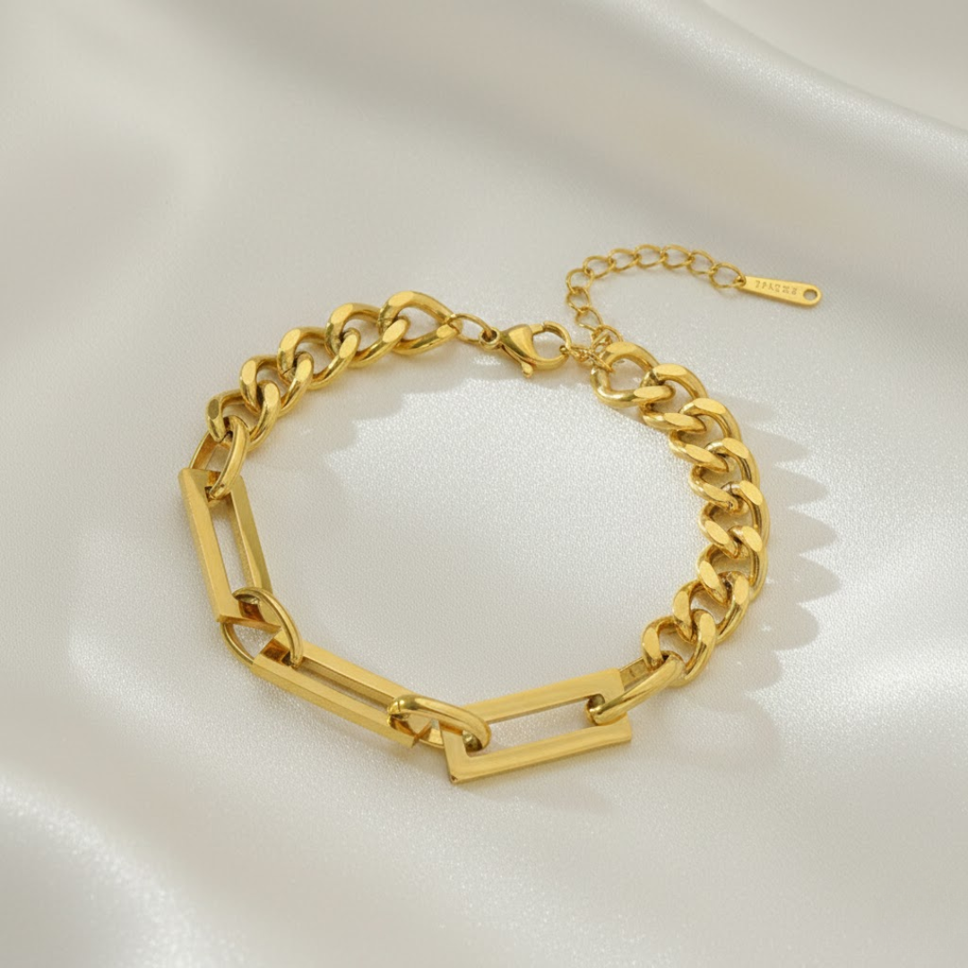 Valen Chain Gold Titanium Bracelet