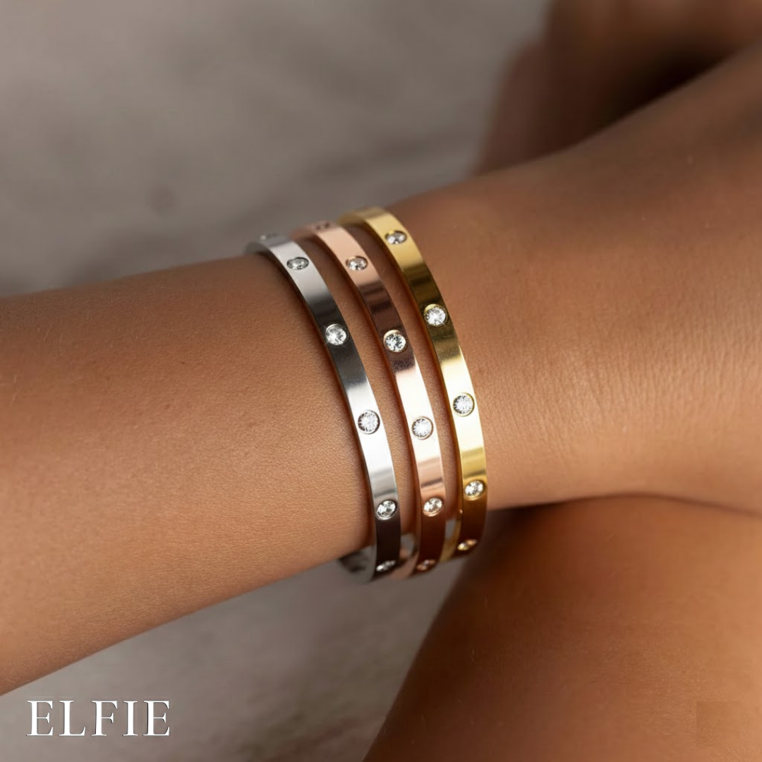 Elissa Bangle Gold Titanium