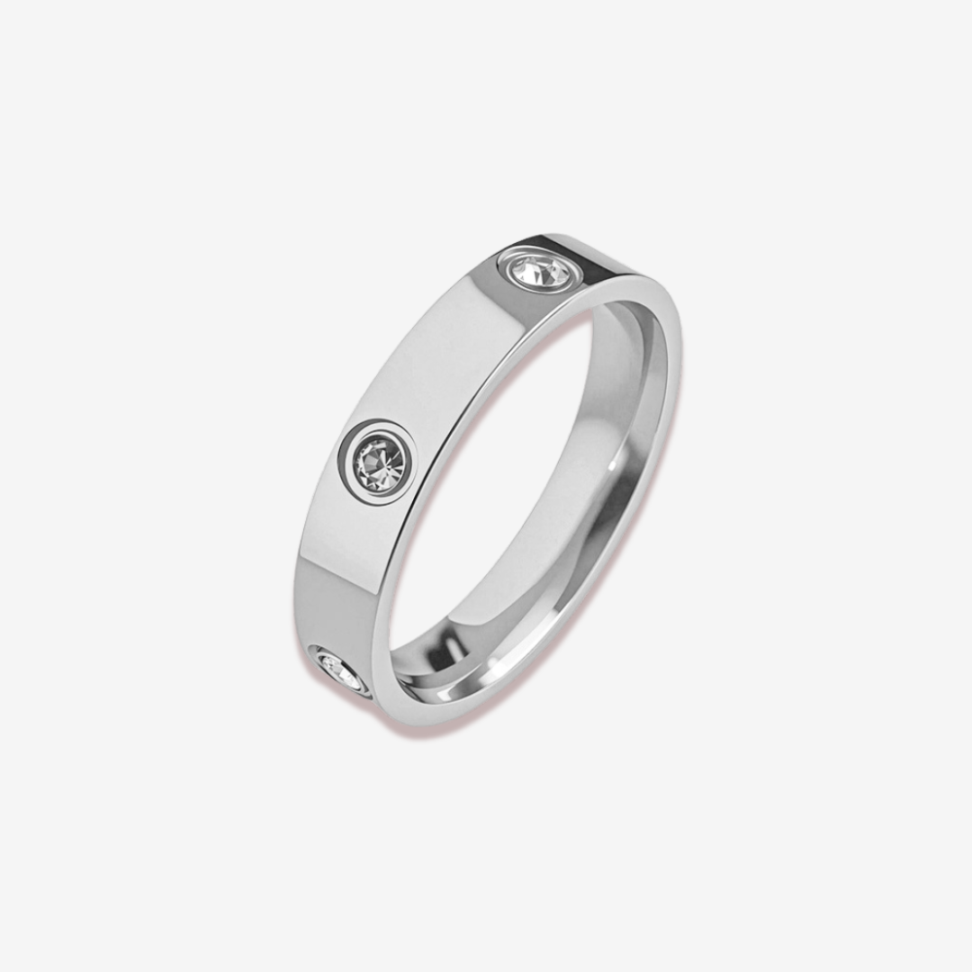Elissa Gold Titanium Ring