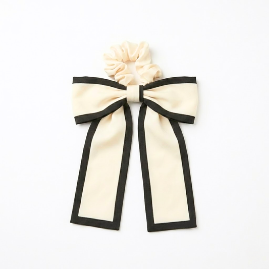 Eloise Bow Ribbon Long Scrunchie