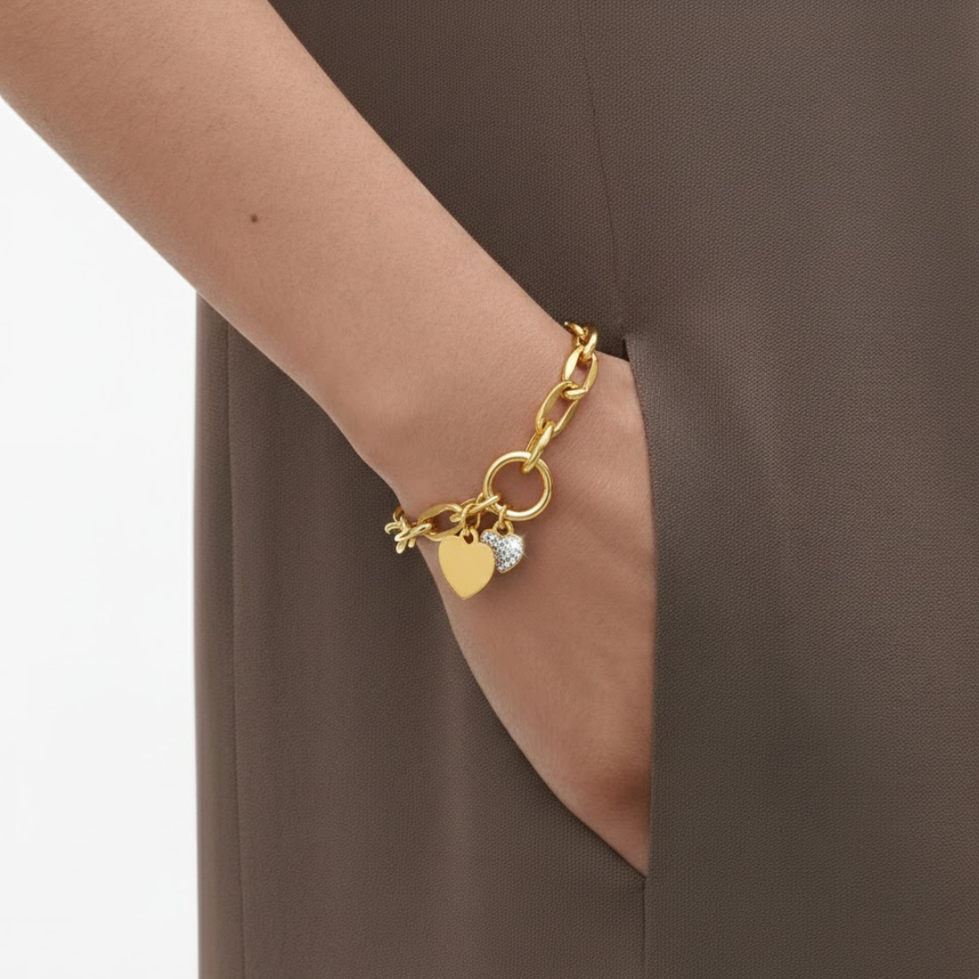 Eternal Love Titanium Bracelet