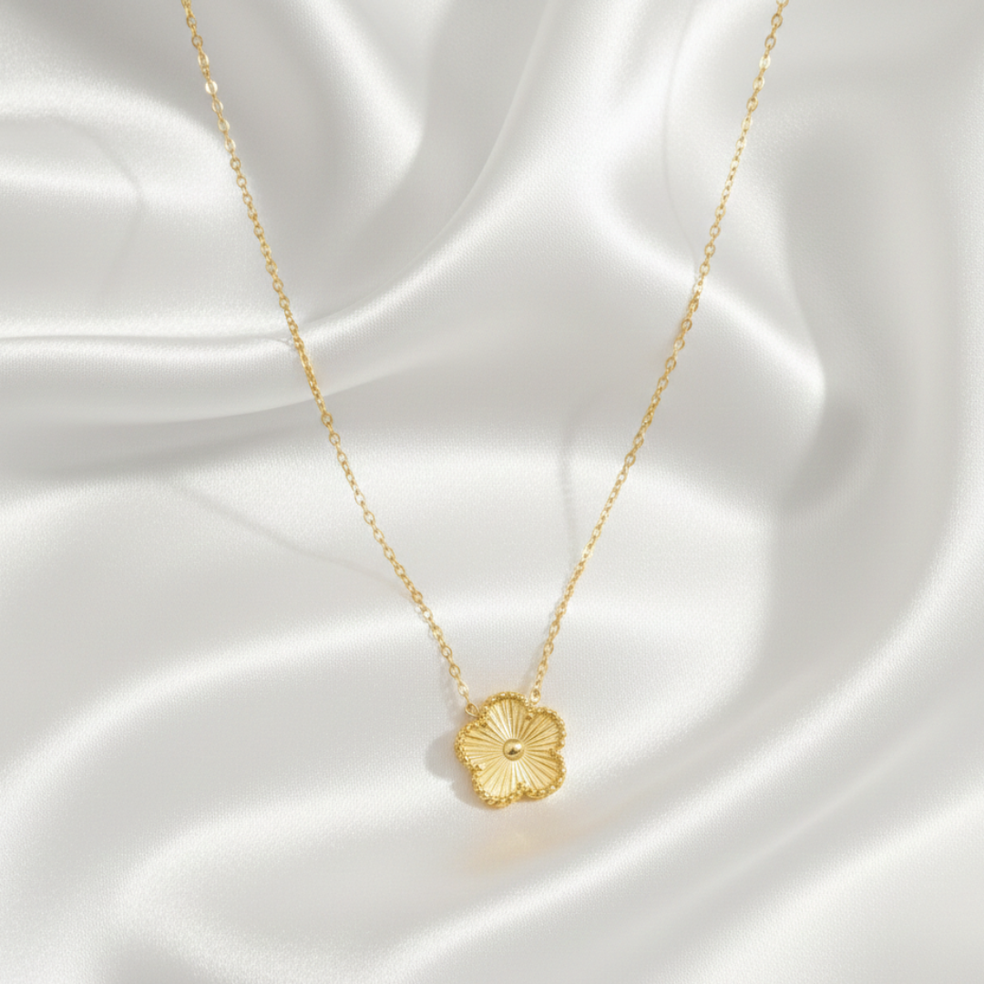 Ever Bloom Titanium Necklace