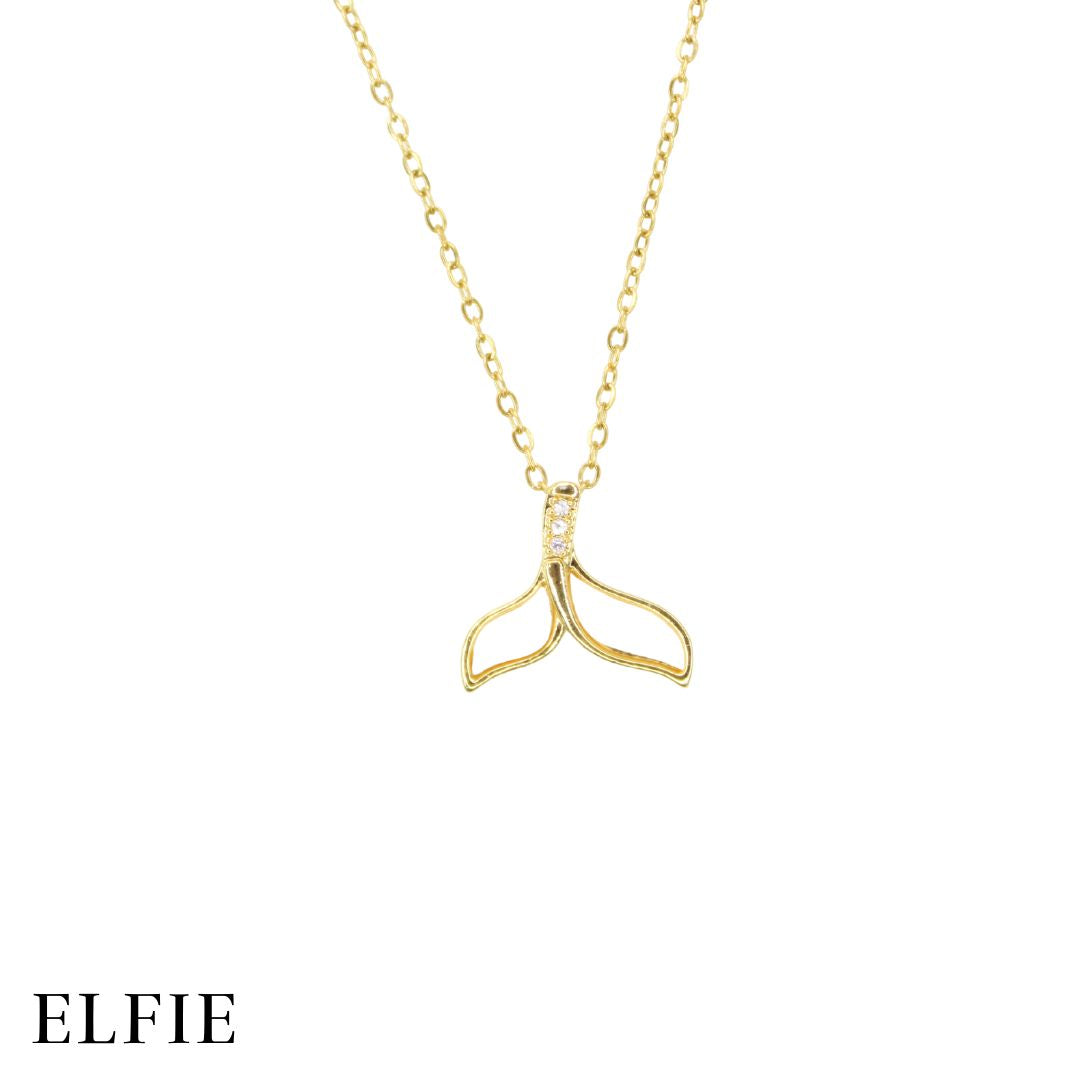 Fish Tail Titanium Necklace